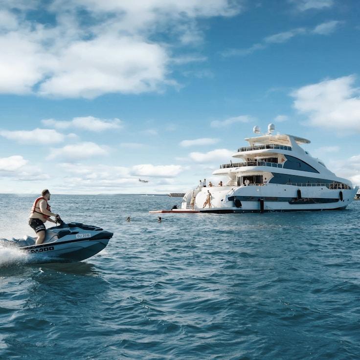 Corporate retreat on yacht